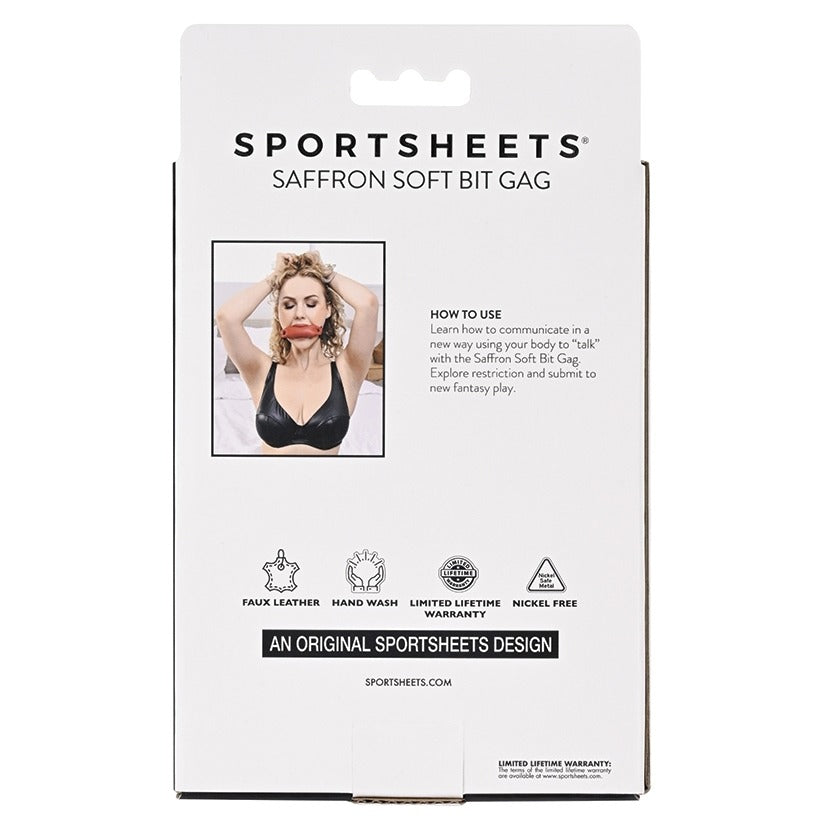 Saffron Soft Bit Gag Sportsheets Toys - Fetish