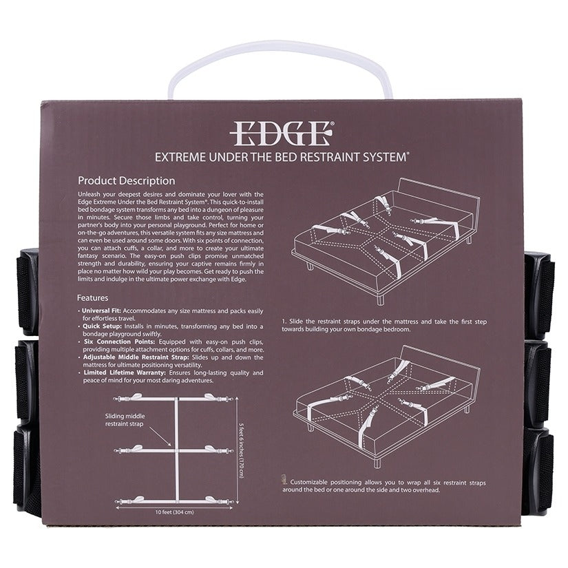 Edge Extreme Under the Bed Restraint System Sportsheets Toys - Fetish