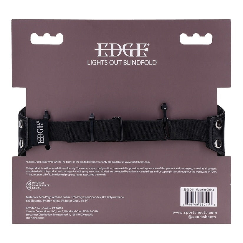 Edge Lights Out Blindfold Sportsheets Toys - Fetish