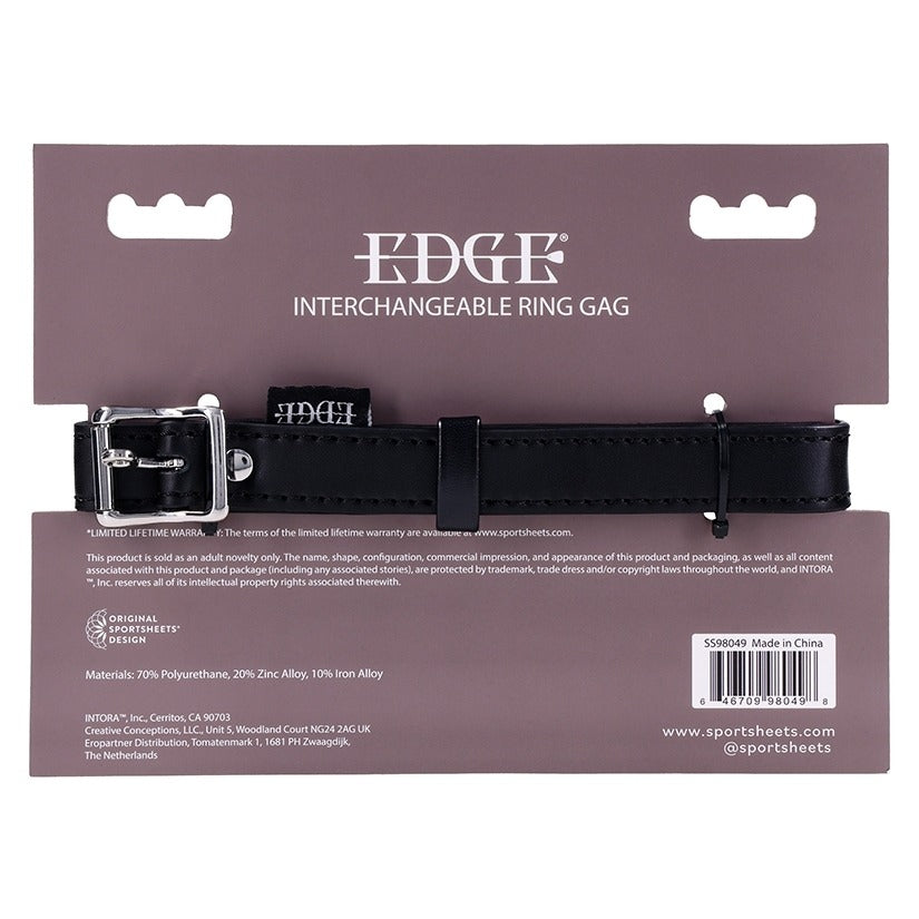 Edge Interchangeable Ring Gag Sportsheets Toys - Fetish