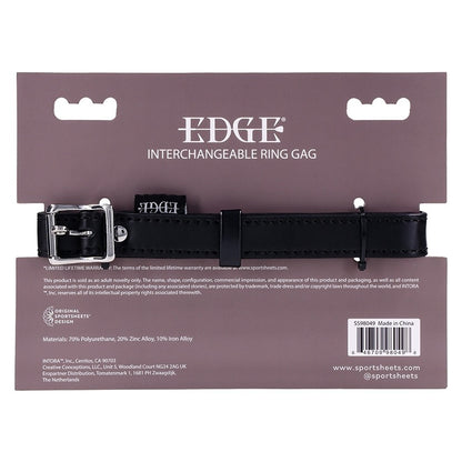 Edge Interchangeable Ring Gag Sportsheets Toys - Fetish