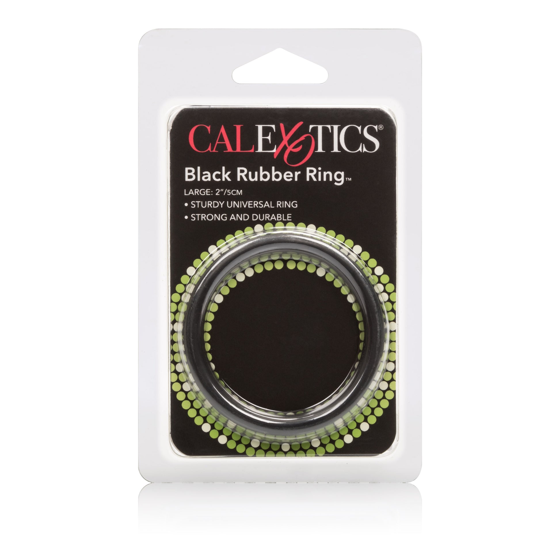 Rubber Ring - Large - Black CalExotics - California Exotic Novelties Toys - Cockrings
