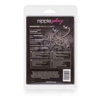 Weighted Nipple Clamps CalExotics - California Exotic Novelties Toys - Fetish