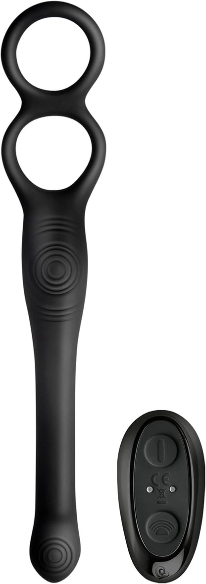 The-vibe C-ring And P-spot Stimulator Black Rocks Off Toys - Vibrators