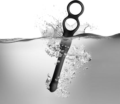 The-vibe C-ring And P-spot Stimulator Black Rocks Off Toys - Vibrators