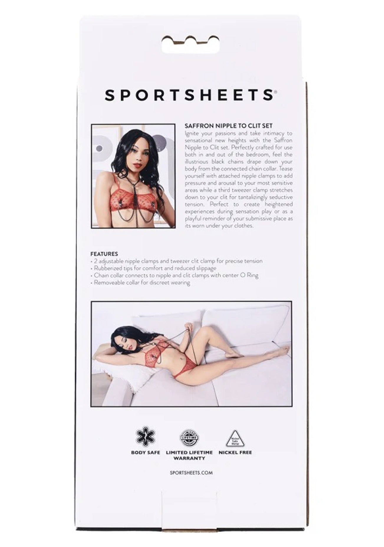 Saffron Nipple to Clit Set Sportsheets Toys - Fetish