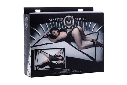 Interlace Over and Under the Bed Restraint Set XR Brands Toys - Fetish