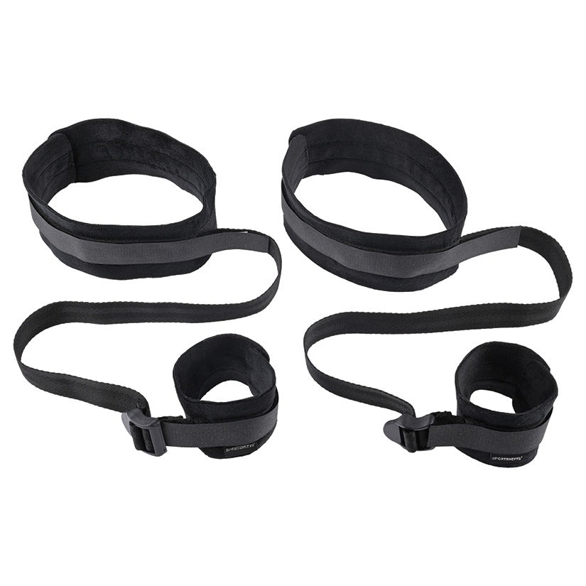 S&M Brat Thigh & Wrist Cuffs Sportsheets Toys - Fetish