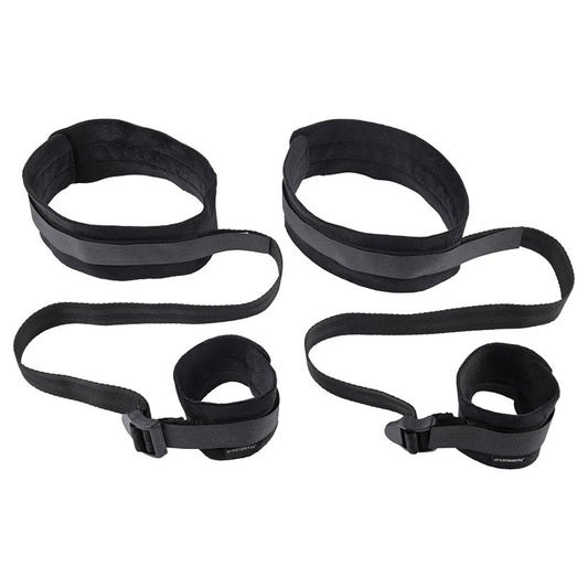 S&M Brat Thigh & Wrist Cuffs Sportsheets Toys - Fetish