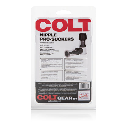 Colt Nipple Pro-Suckers - Black CalExotics - California Exotic Novelties Toys - Fetish