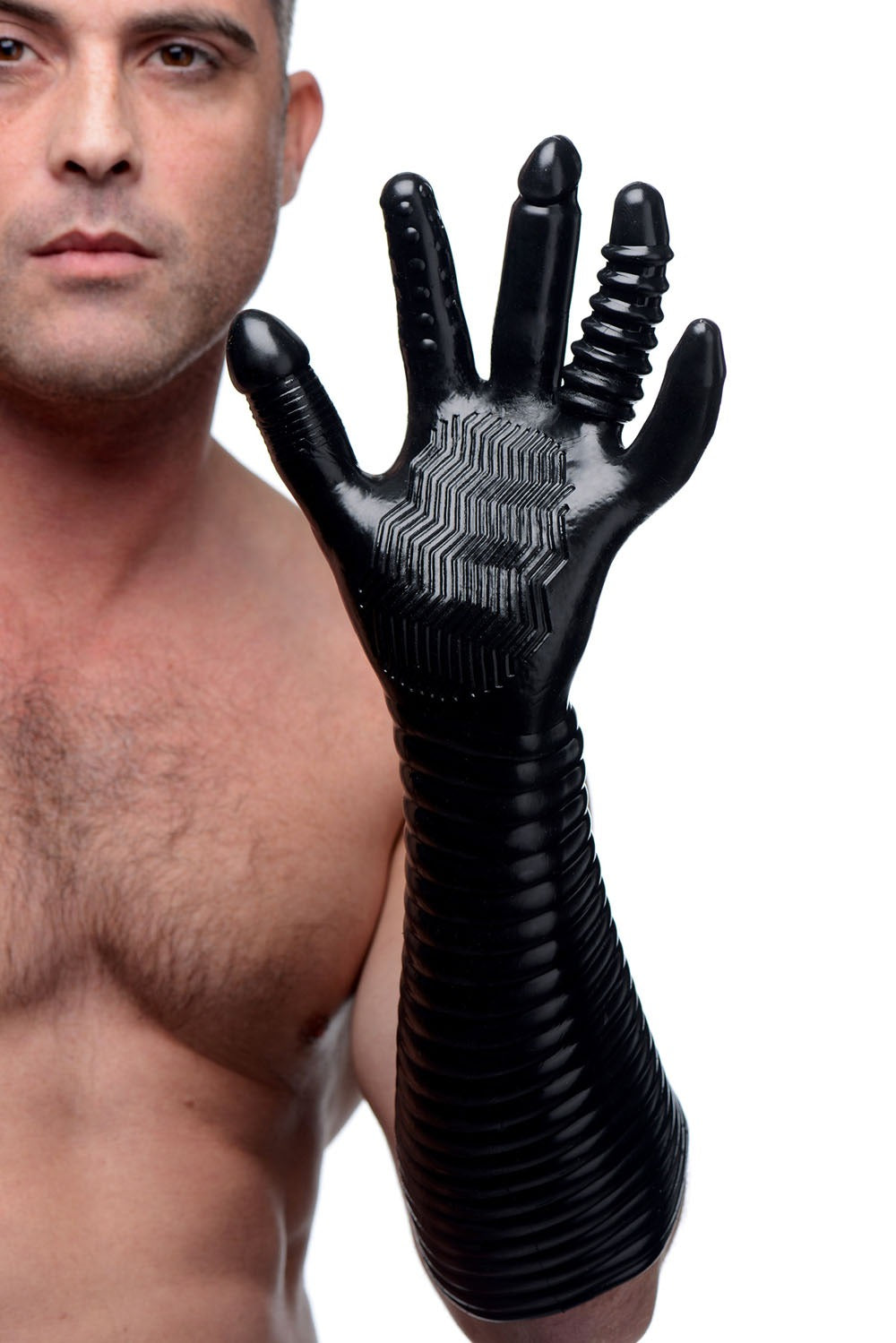 Pleasure Fister Textured Fisting Glove XR Brands Toys - Fetish