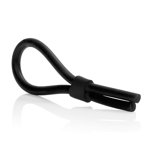 Silicone Stud Lasso - Black CalExotics - California Exotic Novelties Toys - Cockrings