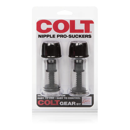 Colt Nipple Pro-Suckers - Black CalExotics - California Exotic Novelties Toys - Fetish