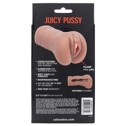 Stroke It Liquid Silicone Juicy Pussy-Brown CalExotics - California Exotic Novelties Toys - Masturbators