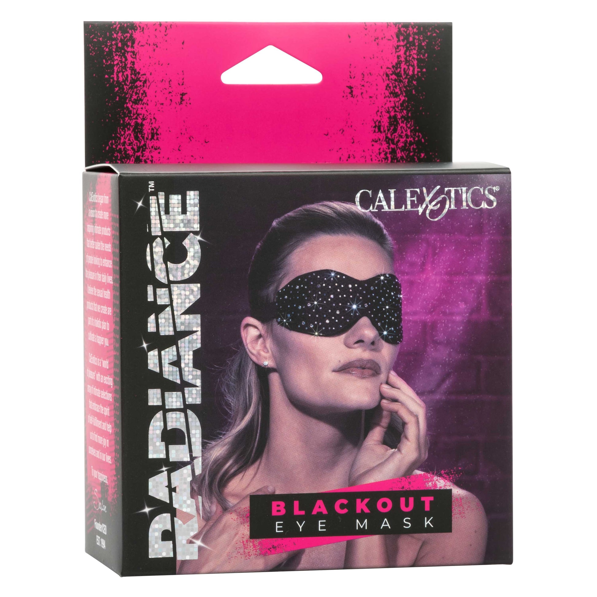 Radiance Blackout Eye Mask - Black CalExotics - California Exotic Novelties Toys - Fetish
