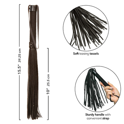 Nocturnal Collection Flogger - Black CalExotics - California Exotic Novelties Toys - Fetish