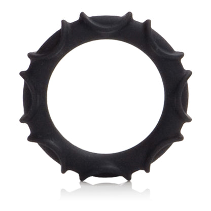 Atlas Silicone Ring - Black CalExotics - California Exotic Novelties Toys - Cockrings