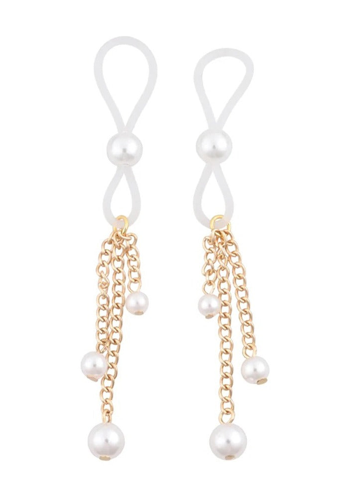 S&M Pearl Nipple Ties Sportsheets Toys - Fetish