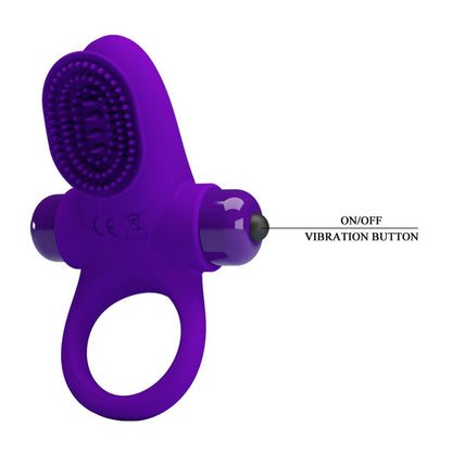 Pretty Love Vibrating Cock Ring II - Purple Pretty Love Toys - Cockrings