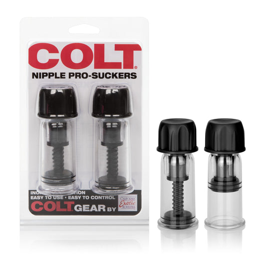 Colt Nipple Pro-Suckers - Black CalExotics - California Exotic Novelties Toys - Fetish