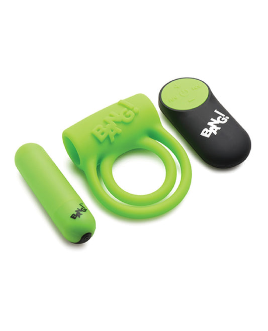 Glow in the Dark Cock Ring - Green XR Brands Toys - Cockrings