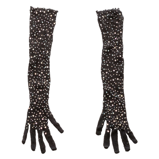 Radiance Full Length Gloves - Black CalExotics - California Exotic Novelties Women - Gloves & Mittens