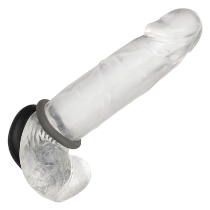 Alpha Liquid Silicone Prolong Set of 2 - Black/gray CalExotics - California Exotic Novelties Toys - Cockrings