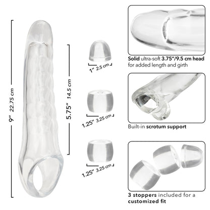 Performance Maxx Clear Extension Kit - Clear CalExotics - California Exotic Novelties Toys - Cockrings