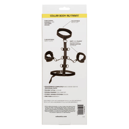 Boundless Collar Body Restraint - Black CalExotics - California Exotic Novelties Toys - Fetish