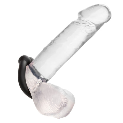 Alpha Liquid Silicone Muscle Ring - Black CalExotics - California Exotic Novelties Toys - Cockrings