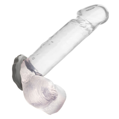 Alpha Liquid Silicone Erect Ring - Gray CalExotics - California Exotic Novelties Toys - Cockrings