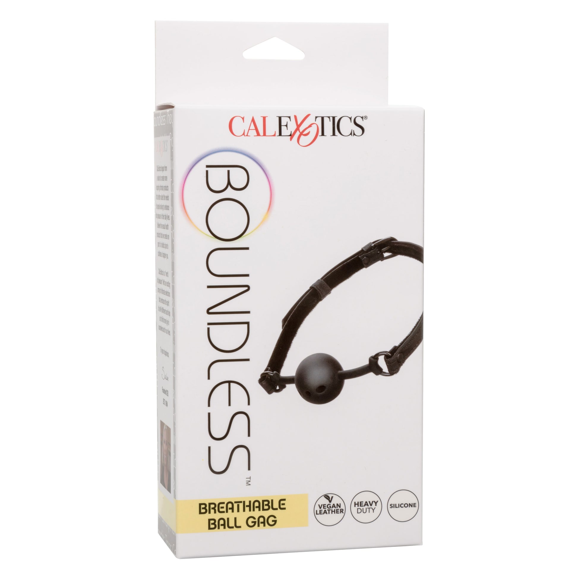 Boundless Breathable Ball Gag - Black CalExotics - California Exotic Novelties Toys - Fetish
