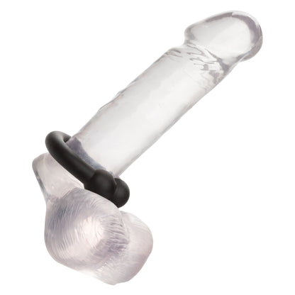 Alpha Liquid Silicone Muscle Ring - Black CalExotics - California Exotic Novelties Toys - Cockrings