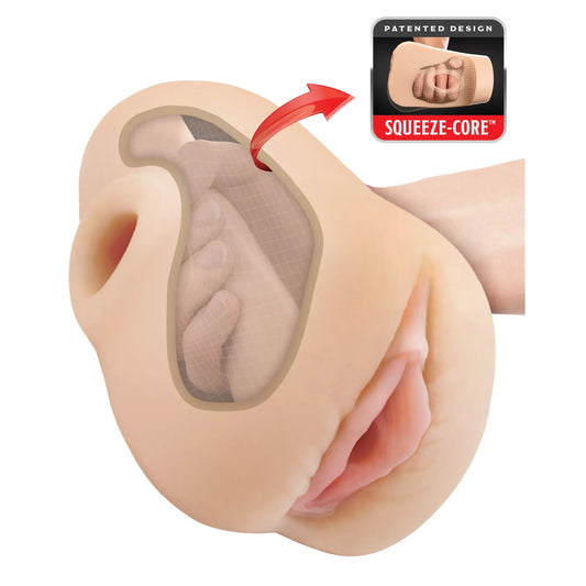 PDX Plus Pussy Pounder Squeeze Stroker-Light Pipedream Products Toys - Masturbators