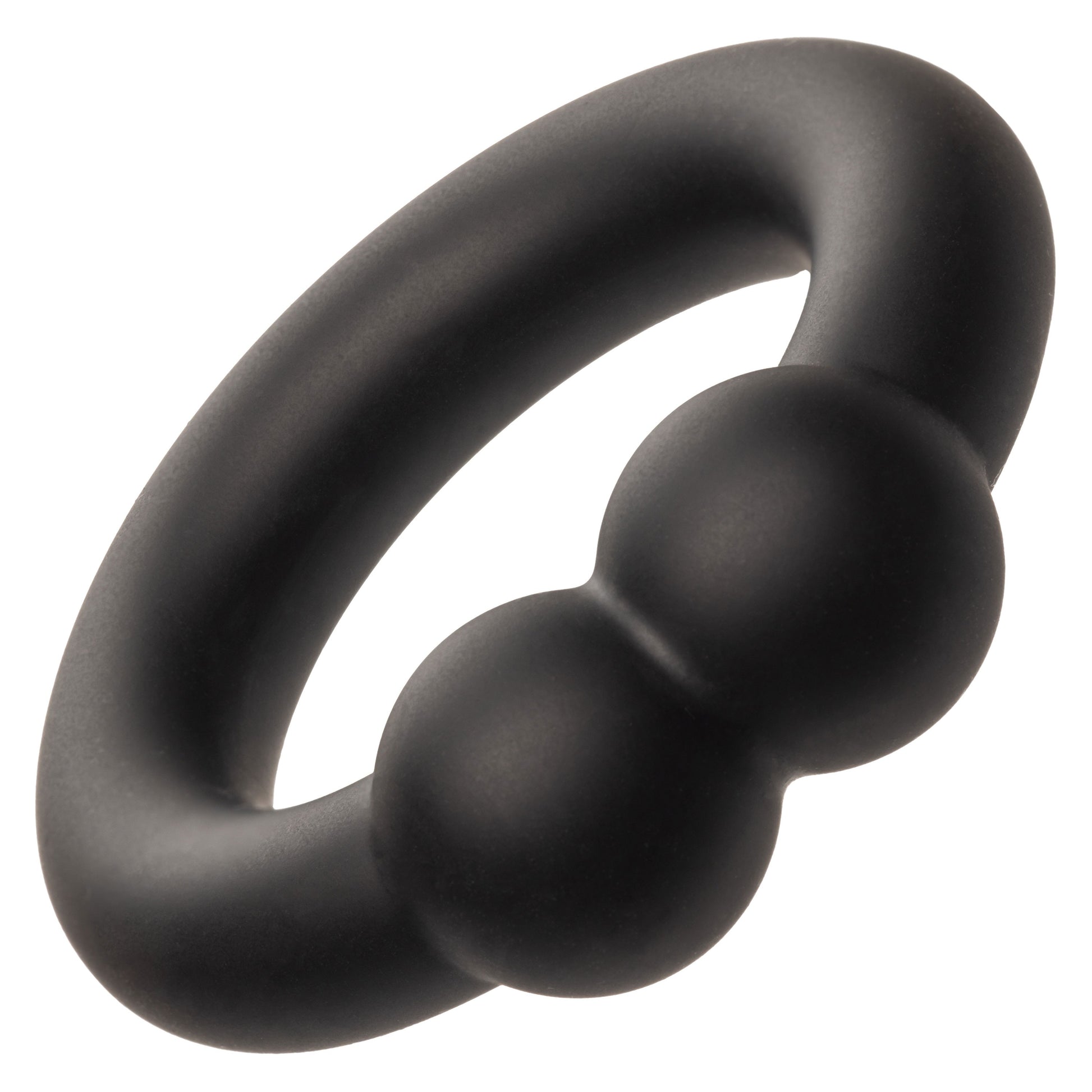 Alpha Liquid Silicone Muscle Ring - Black CalExotics - California Exotic Novelties Toys - Cockrings