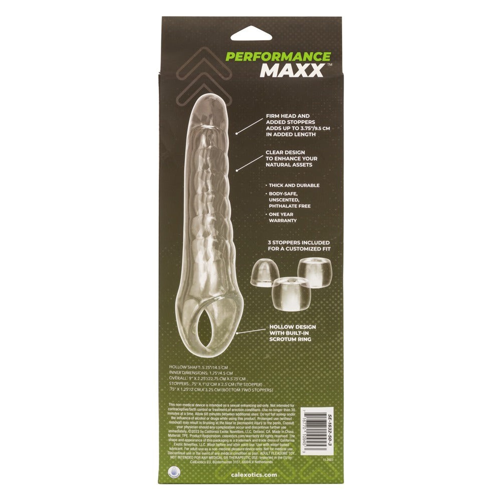 Performance Maxx Clear Extension Kit - Clear CalExotics - California Exotic Novelties Toys - Cockrings