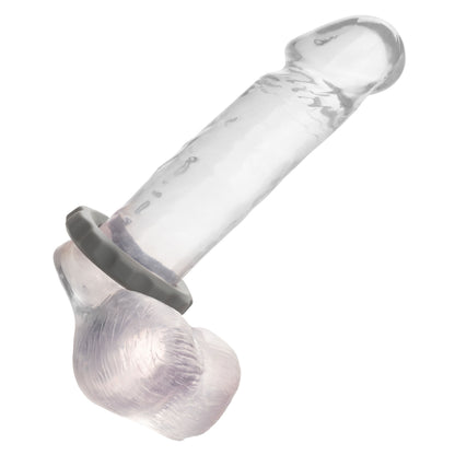 Alpha Liquid Silicone Erect Ring - Gray CalExotics - California Exotic Novelties Toys - Cockrings