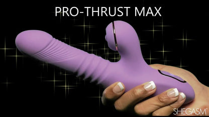 Pro-thrust Max 14x Thrusting And Pulsing Silicone Rabbit XR Brands Toys - Vibrators