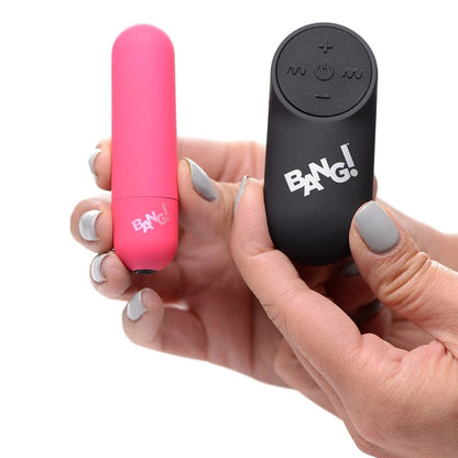 BANG! Power Panty Lace Panties, Bullet, & Blindfold Kit Pink XR Brands Toys - Vibrators
