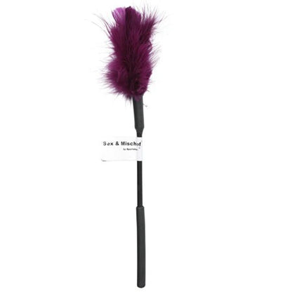 S&M Feather Tickler- Purple Sportsheets Toys - Fetish
