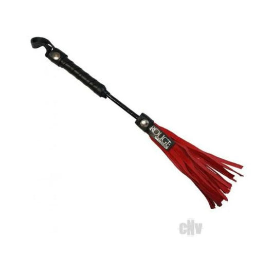 Rouge Group Leather Mini Flogger-Red ROUGE GROUP LTD Toys - Fetish