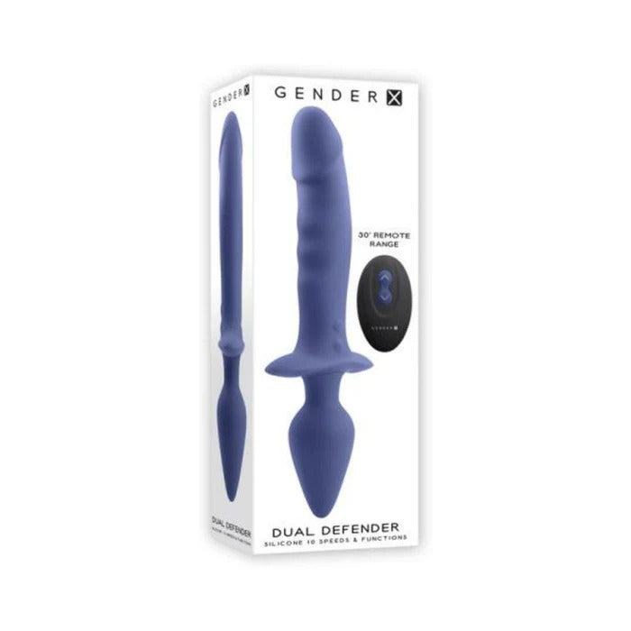 Dual Defender - Purple Gender X Toys - Anal Toys
