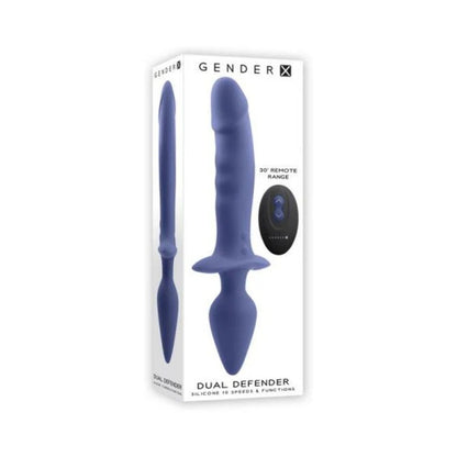 Dual Defender - Purple Gender X Toys - Anal Toys