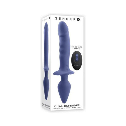 Dual Defender - Purple Gender X Toys - Anal Toys