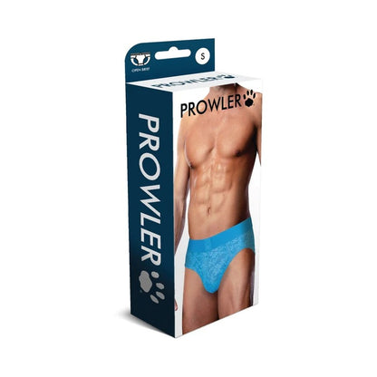 Prowler Lace Open Back Brief Neon Blue 2XL Prowler Man