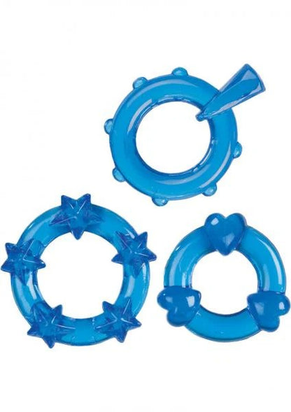 Magic C-Rings - Blue CalExotics - California Exotic Novelties Toys - Cockrings