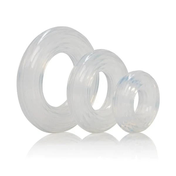 Premium Silicone Ring Set CalExotics - California Exotic Novelties Toys - Cockrings