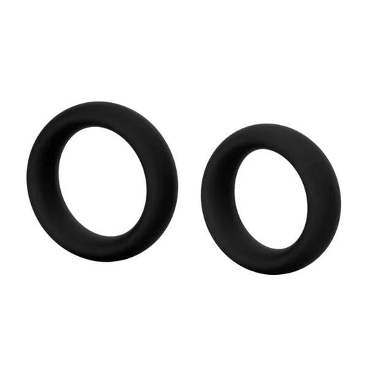 Colt Silicone Super Rings - Black CalExotics - California Exotic Novelties Toys - Cockrings