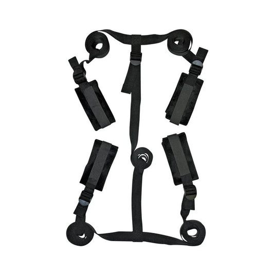 S&M Bed Bondage Restraint Kit Sportsheets Toys - Fetish