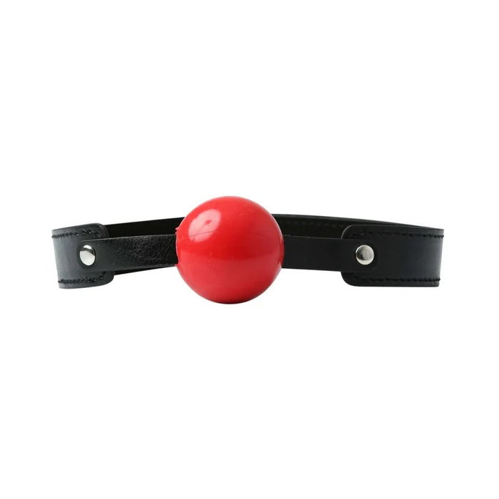 S&M Solid Red Ball Gag Sportsheets Toys - Fetish